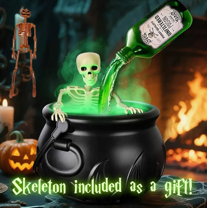 Halloween Magical Witch Cauldron with Light & Fog