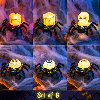 Halloween Spider Tea Lights