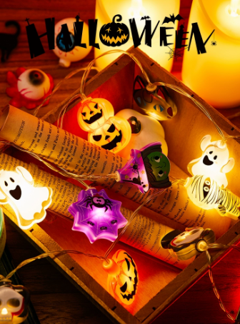 Mixed Figure Halloween String Lights