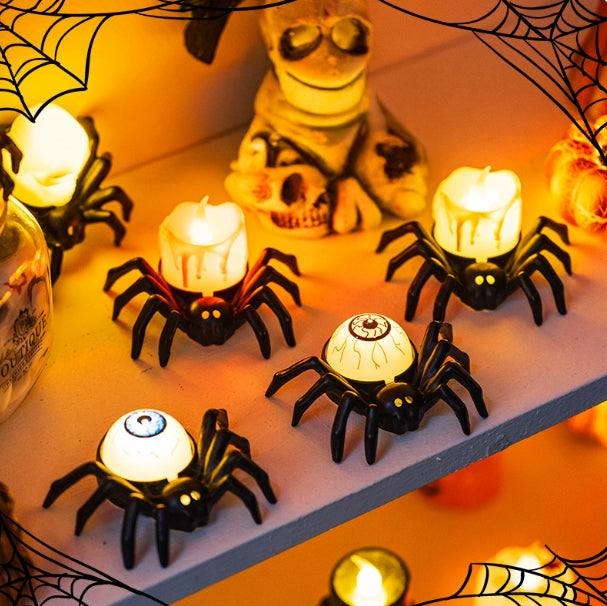 Halloween Spider Tea Lights