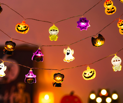 Mixed Figure Halloween String Lights