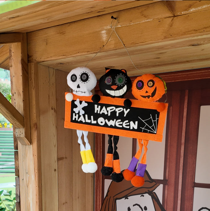 Handmade Halloween Welcome Door Hanging Decoration