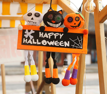Handmade Halloween Welcome Door Hanging Decoration